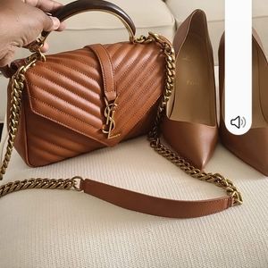 Christian Louboutin and Ysl chain flap bag